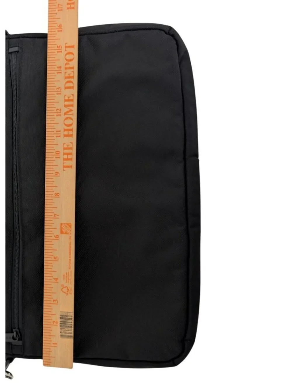 TUMI Black Nylon Laptop Tote Briefcase Crossbody Messenger Bag Strap 12x15.5